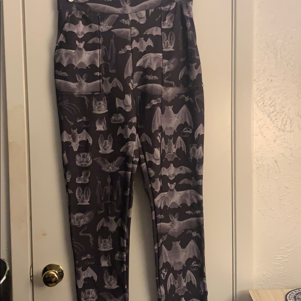 Blackmilk gone batty cuffed pants